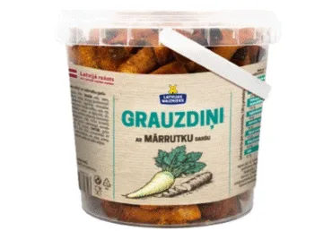 Grauzdiņi Zeltenes mārrutku garša LATVIJAS MAIZNIEKS 300g