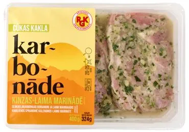 Cūkg.kakla karbon.kinzas-laima m.RGK400g