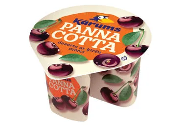 Deserts KĀRUMS Panna Cotta ķiršu 140g