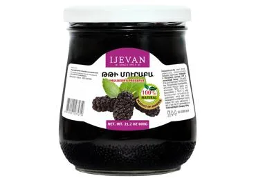 Melnā Zīdkoka ievārījums IJEVAN 600g