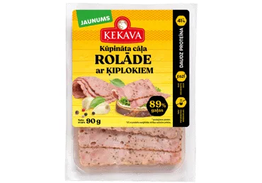 Kūpināta cāļa rolāde ar ķiplokiem ĶEKAVA 90g