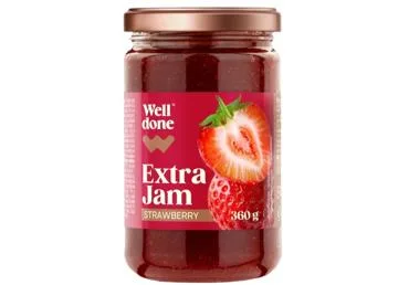Zemeņu džems augstākā labuma WELL DONE 360g