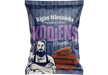Cūkgaļas Jerky Teriyaki KODIENS 50g