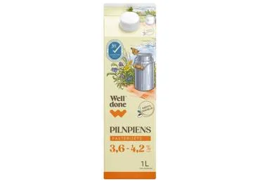 Pilnpiens WELL DONE 3,6-4,2% 1L