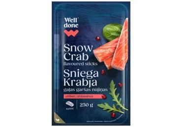 Surimi nūjiņas WELL DONE Snow Crab 250g