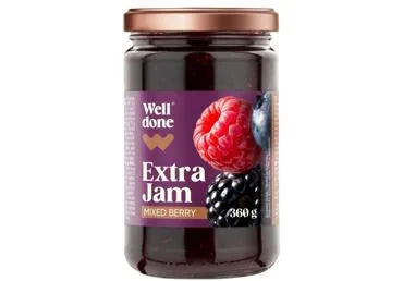 Dažādu ogu džems augstākā labuma WELL DONE 360g