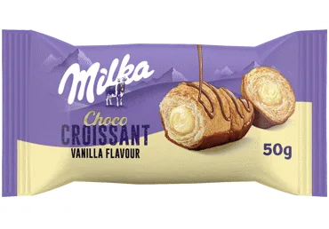 Kruasāns Choco Vanilla MILKA 50g