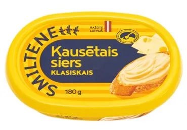 Kausētais siers SMILTENE Klasiskais 180g
