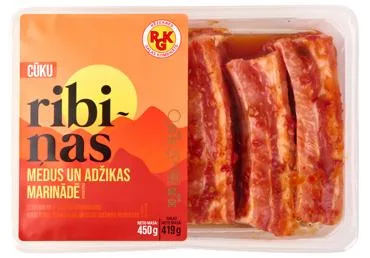 Cūku ribiņas medus un adžikas m.RGK 450g